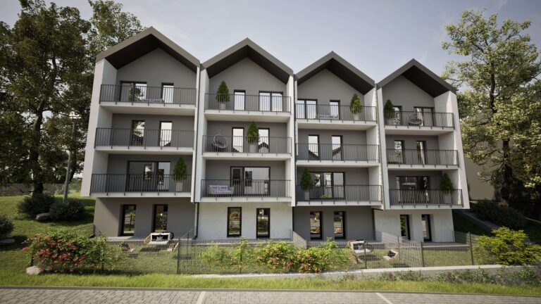 Nowa Wieliczka wizualizacja budynku tył